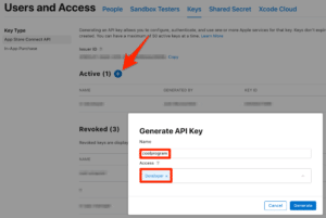 mac-software-package-generating-app-store-connect-api-key